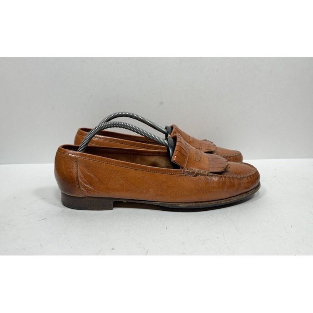 Allen Edmonds Grenada‎ Brown Leather Loafers Men’s Size 9.5 2E Made In Italy